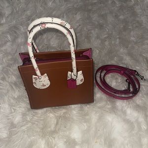 Coach Floral Colorblock Bag🍁🍂🌺